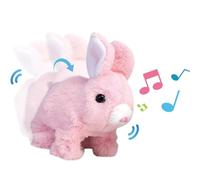 Generico Walking Rabbit Toy - Interactive Resin Bunny Lovers Figurine | Cute Squeaky Educational Motion Toy Decorative Ornament For Home Classroom Vehicle Outdoor Activity Application Scenario