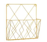 Generico Wall File Organizer - Metal | Wall Books Holder, Space Saving Storage Rack | Hanging File Organizer For Office Home Bedroom Work Desk, Letter Document Storage And Easy Organizing