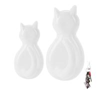 Genérico Wall Hook - Cat Wall Hook | Key Holder for Wall Decorative | Utility Hook Smile Cat Wall Key Holder | Strong Load-bearing All Mounted Hook for Home Kitchen Bathroom