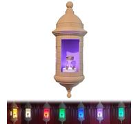 Generico Wall Lamp with Little Frog - Battery Operated,3D Printed Multi-Color Frog Wall Light,Unique LED Night Light for Bedroom/Living Room/Hallway (1pcs)