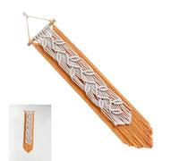 Generico Wall Macrame, Woven Bedroom Boho Tapestry Macrame Art Wall, Versatile Bohemian Woven Tapestry, Elegant Yarn Tassel, for Cafe, Studio, Living Room