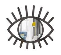Generico Wall Mirror - acrylic mirror - Bedroom Decor - Eye-Shaped Boho Style Wall Piece in Lightweight Shatterproof Acrylic Decorative Accent for Living Room Bathroom | Safe Stylish Home Ornament