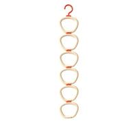 Generico Wall Mount 6-Ring Baseball Cap Hanger and Hat Organizer Rack
