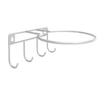 Generico Wall Mount Ball Holder, Metal Storage Stand, Ball Display Holder with Hooks for Basketball, Volleyball, Baseball, Space Saving Rack, Indoor Garage Organizer, Easy Installation