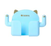 Generico Wall Mount Phone Holder - Wall Mounted Tablet Holder | Phone Holder | Shower | 4 Adhesive Mount | Lazy Mobile Phone Stand | Strong Adhesion Charging Phone Stand