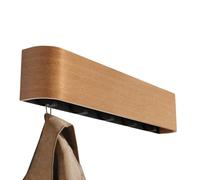 Generico Wall-Mounted Coat Rack - Wall Coat Hanger Rack With Folding Hooks, No-Drill Organizer, Wooden Clothing Hanger For Household Bag Keys Hats Scarves Gloves Purse Jackets | Suitable For Desktop