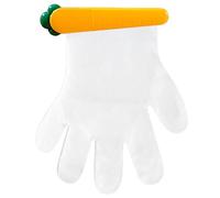 Generico Wall Mounted Glove Dispenser, Carrot Shape Glove Holder, Space-Saving and Sturdy Design, Stable Storage Organizer Rack for Kitchen Bathroom Restaurant Garage, 20x2.5cm Size