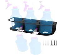 Generico Wall Mounted Spray Bottle Holder - Industrial Iron Storage Bracket, durablee Tool Accessory Rack, Multi Purpose Utility organiserr | All Purpose Container Support For Shed, Basement, Home