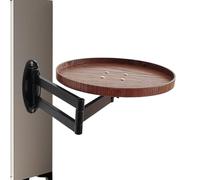 Generico Wall Mounted Table, Fold Down Table, Rotating Mechanism with Retractable Feature, Floating Bedside Stand, Compact Workstation with Design, Study Accessory for Home Room