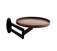 Generico Wall Mounted Table, Rotating Bedside Desk, 16.93in Retractable Floating Workstation, Fold-Down Wall Stand, Space-Saving Furniture, Living Room for Bedroom, Study Organization