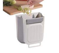 Generico Wall Mounted Trash Can | 11l Foldable Under Sink Garbage Container | Kitchen Compost Trash Can For Kitchen Bathroom Office Hotel Apartment Garage | Bedroom Study Home Cooks Pantry Door