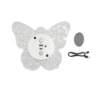 Generico Wall Sconce - Butterfly Lamp | Magnetic RGB color motion sensor indoor light for art display studying reading nursing, battery operated bedroom hallway nightlight, gold