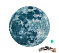 Generico Wall Stickers - Luminous Stickers, Moon Wall Sticker with HD Printing Technology, Fluorescent Self-Adhesive Decor for Living Room, Children's Room, Study, Luminous Moon Walls Sticker