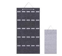 Generico Wall Sunglasses Organizer, Felt Sunglass Storage, 15.76x31.32in Behind the Door Hanger, Space-Saving Eyewear Display, Dust-Resistant Foldable for Bedroom, Dorm, Apartment