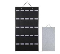 Generico Wall Sunglasses Organizer, Felt Sunglass Storage Hanger, Behind-the-Door Eyeglass Display, Space-Saving Design, 15.76x31.32inc, for Bedroom, Apartment, Dormitory, and Study Room