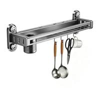 Generico Wall Utensil Holder Suction No Drill Multifunction Wall Shelf