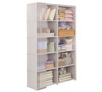 Generico Wardrobe Storage Rack, Heavy Duty Clothing Shelf, Compact Room Closet Organizer, Sturdy Garment Hanging System, for Folded Clothes Dresses Coats Bedroom Organization Space Saving Home Use