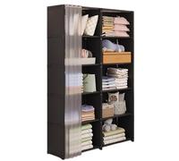 Generico Wardrobe Storage Rack, Heavy Duty Clothing Shelf, Compact Room Closet Organizer, Sturdy Garment Hanging System, for Folded Clothes Dresses Coats Bedroom Organization Space Saving Home Use