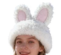 Genérico Warm Cute Plush Winter Hats | Knit Hat | Bunny Ear Knit Headgear For Women Outdoor Sports Fishing Camping Skateboarding Hiking Riding Backpacking Climbing Picnic Running