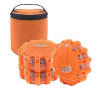 Generico Warning Light, LED Traffic Warning Light, Car Accessories, Strong Magnetic Adhesion, Continuous On Lights Rescue Lights with 9 Modes for Truck, Tractor