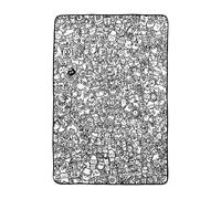 Generico Washable Sofa Throw - Coloring Blanket DIY, Art Craft Bedding Machine Washable Reusable Drawing Component | Creative Interactive Educational Activity For Large Area