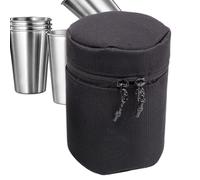 Generico Wasserflasche Tragetasche - Tragbar, Wasserdicht Auslaufsicher | Flaschenhülle für Becher Tragetasche | Für Damen Herren Ausrüstung Kocher Zubehör Camping Wandern Abenteuer Reisen