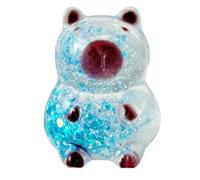 Generico Wasserschwein-Stofftier - Weiches Glitzer Slow Rising Capybara | Sensorisches Quetschspielzeug,Für Reisen, Unterwegs, Schule, Zuhause, Entspannung