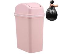 Generico Waste Basket, Small Capacity Garbage Bin, Thickened PP Container, Tight Sealing Odor Barrier, Quick Open Swing Top, Hygienic Countertop Solution, Modern Bedroom Bathroom Decor