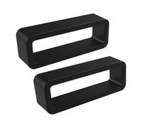 Generico Watch Band Keeper - 24mm Adjustable Silicone Strap | Silicone Smartwatch Loop - Flexible Shockproof Watch Band Holder Rings Secure Strap Organizer 2 Pack Keeps Smartwatch Bands
