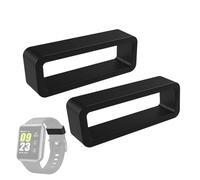 Generico Watch Band Keeper - Silicone 18-24mm Strap Loop Holder Rings
