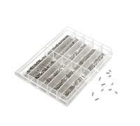 Genérico Watch Screw Replacement - 500 Pieces Steel 8.62x6.41x1.65cm, Tiny Metal Screws, Self-Tapping Electronic Repair Kit | Durable Precision Screws For Watches, Mobile Phones, Computer, Gadgets