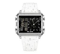 Generico Watches for Men Digital 50m, Waterproof Square Wrists Timepieces | Digital Sports Watch with Backlight Countdown for Fishing Camping Hiking Cycling Gym Running Outdoor Sports Work
