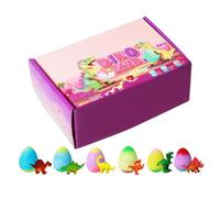 Generico Water Activated Dinosaur Hatching Eggs - 6 Pieces Hatching Toy| Growing Dinos Surprise Eggs, Educational Bath Play Toyfor Boys Girls, Classroom Playdates, Summer Camp, Travel Fun