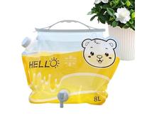 Generico Water Bag for Hiking - 8L Foldable Empty Storage Jug - Large Hydration Pouch Outdoor Gear - for Backpacking Camping Hunting Picnic Beach Home Party Tea Coffee Juice Drink