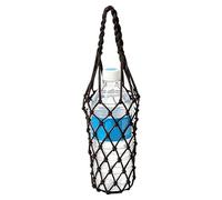 Generico Water Bottle Bag - Crochet Mesh Portable Carrying Storage Sleeve | Lightweight Bottle Holder Purse Style Carrier | Handcrafted Drink B́ottle Sling for Camping Hiking Picnic Travel