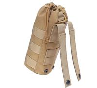 Generico Water Bottle Carrier, Secure Buckle Pouch, Hydration Holder, Stable Design, Flask Sleeve, (1 Piece, Black, Khaki), Perfect For Hiking And Camping, Traveling And Outdoor Activities