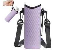 Generico Water Bottle Sleeve | Portable Insulated with Adjustable Strap,Water Bottle Sling Holder Bag,for Men Women Camping Travel Gym Walking Hiking Picnic Outdoor School Work Office