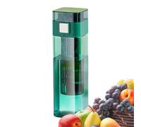 Generico Water Bottle with Fruit Infuser - Motivational Water Bottles with Infusers Sports Waters Bottle for Fitness, Outdoor Sports - Square Leak-Proof Fruit Infuser Drinking Bottles