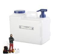 Generico Water Container with Spigot - Camping Drinking Water Storage Jug | 10L/15L No Leakage Large Capacity Tank with Adjustable Valve for Hiking, Picnic, Car Driving And Vehicle Survival Situ