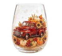 Generico Water Drinking Glasses - Cute Anti-Tip Fall Decor | Harvest Cup