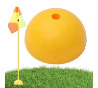 Generico Water-Filled Soccer Training Base - Stability Pole Attachment | Yellow Football Field Agility Equipment for Parks, Outdoor Sports, Soccer Practice, Durable Portable Training Gear