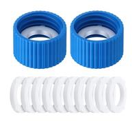 Generico Water Filter Adapter, Bottle Filtration Connector, Replacement Coupling with Gaskets, 28mm External Thread Accessory for Camping, Backpacking, Fishing, Outdoor Travel