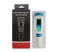 Generico Water Test Meter, Accurate Digital Quality Tester, 4 in 1 Multifunctional Tool, Salinity Measurement, 8.27x3.15x2.17 Inches, Sturdy Portable Design, Swimming Pool, Sea Water, Fish Tanks