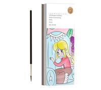 Generico Watercolor Coloring Book for Kids - Arts and Crafts for Girls Boys,Travel Pocket Paint Watercolor Coloring Book Set Boys and Girls Party Birthday Exchange Art Craft for Kids 4-8