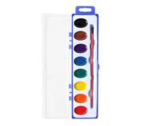 Generico Watercolor Paint Set Kids 8 Colors Washable - Paint Set With Brus