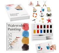 Generico Watercolor Painting Book - Drawing Art Pages Coloring Journal Use