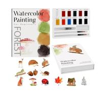Generico Watercolor Workbook - Easy Beginner Friendly Paint Set