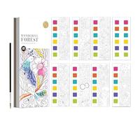 Genérico Watercoloring Workbooks - Portable Kids Painting Projects | Educational Creative Learning Art Practice | Pocket Painting Activity Book With Built In Palette Pages | Kids Craft Entertainment
