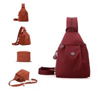 Generico Waterproof 2-Way Commuter Bag, Anti-Theft Travel Crossbody Bag, Multiple wearing methods for Fitness, Commuting, Travel (C)