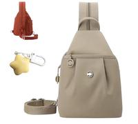 Generico Waterproof 2-Way Commuter Bag, Anti-Theft Travel Tote/Two Shoulder/Crossbody Bag, Oxford Large Capacity (11.9 * 8.3in) (C)